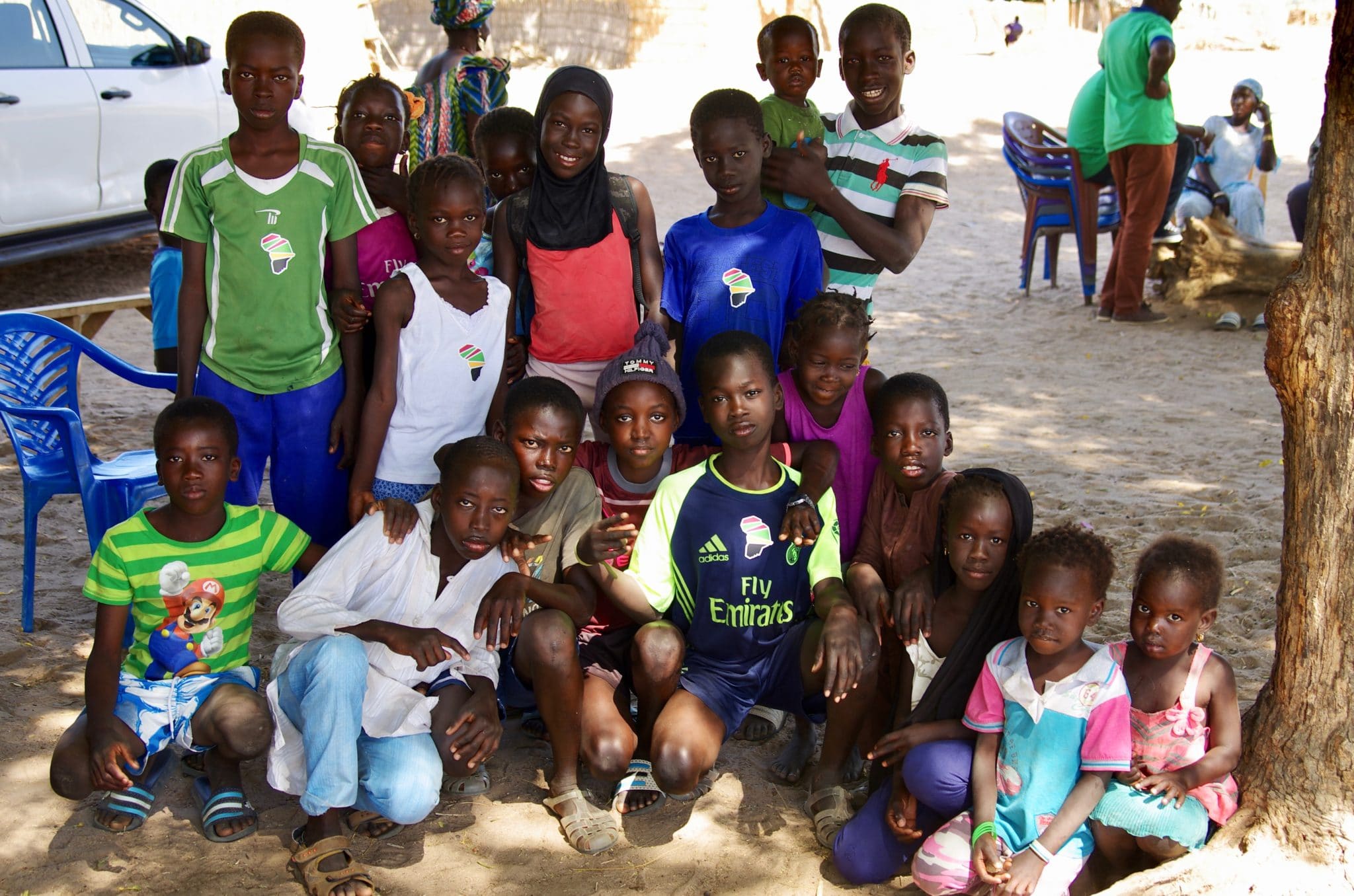 Group of youth in Senegal