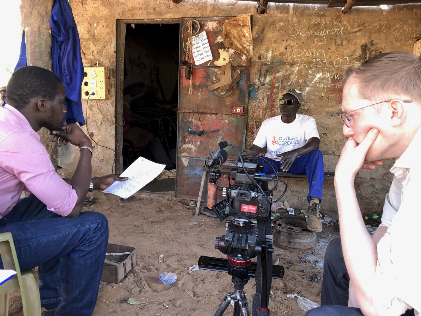 Behind-the-scenes of recent marketing video shoot on location in Senegal with local translator and Minneapolis-based videographer.